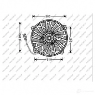 Вентилятор радиатора PRASCO CI520F003 6L MPV3 Citroen C5 1 (DC, DE, PF3) 2001 – 2004