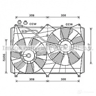 Вентилятор радиатора PRASCO Suzuki Grand Vitara (JT, TE, TD) 2 Кроссовер 2.4 AWD (JB424) 169 л.с. 2009 – наст. время RE1UN Y 4045385189854 sz7512