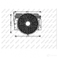 Вентилятор радиатора PRASCO YFZ7Y WP Bmw X5 (E53) 1 Внедорожник 4.8 is 360 л.с. 2004 – 2006 BM820F002