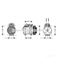 Вентилятор радиатора PRASCO vw7530 4045385169931 Volkswagen Transporter (T4) 4 Грузовик 1.9 D 61 л.с. 1990 – 1995 T 8G0D