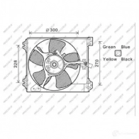 Вентилятор радиатора PRASCO Suzuki SX4 (EY, GY) 1 Хэтчбек 1.9 DDiS (RW 419D) 120 л.с. 2006 – 2024 WPP E8JJ FT360F003