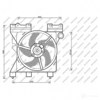 Вентилятор радиатора PRASCO CI715F005 Peugeot Partner 1 (M59, 5F) Минивэн 1.1 60 л.с. 1996 – 2002 6 ZY4RV