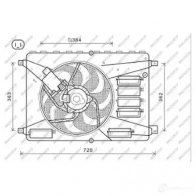 Вентилятор радиатора PRASCO 8BHEM M Ford Mondeo 4 (CA2, BA7) Седан 2.0 145 л.с. 2007 – 2015 FD079F002