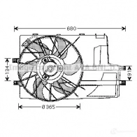 Вентилятор радиатора PRASCO ms7511 4045385089338 1EA WRT 2596082