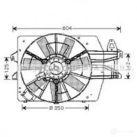 Вентилятор радиатора PRASCO fd7518 4045385087457 2583918 B9 GYH9