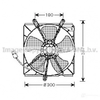 Вентилятор радиатора PRASCO NTK ON Toyota to7540 4045385092079