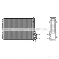 Радиатор печки, теплообменник PRASCO RN 152H001 Renault Espace (JS63) 2 Минивэн 2.1 RTDT Quadra 88 л.с. 1991 – 1992 042U1 rta6205