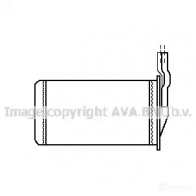 Радиатор печки, теплообменник PRASCO MQ61 X 4045385038138 2603931 rt6003