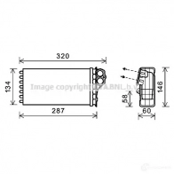 Радиатор печки, теплообменник PRASCO 4045385215751 4826 S cna6279 Citroen Xsara Picasso 1 (N68) Минивэн 1.6 91 л.с. 2002 – 2024