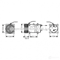 Радиатор печки, теплообменник PRASCO PG059H0 01 pe6240 Peugeot 406 1 (8B) Седан 1.8 Bifuel 110 л.с. 1999 – 2003 U9ORNJK