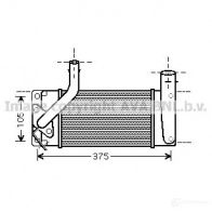 Интеркулер PRASCO to4566 81S2N Toyota Corolla (E150) 10 Седан 1.4 D 4D (NDE150) 90 л.с. 2006 – 2014 TY3 50N003