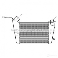 Интеркулер PRASCO 4045385002528 6QMO 0YA Audi A6 (C4) 1 Универсал 2.5 Tdi Quattro 140 л.с. 1995 – 1997 ai4128