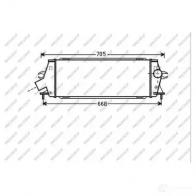 Интеркулер PRASCO Renault Trafic (FL, X83) 2 Фургон 2.5 dCi 114 л.с. 2007 – 2024 DS952N001 NK ZU9A