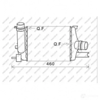 Интеркулер PRASCO V18L1 W6 DA822N001 Renault Captur (H50) 1 Кроссовер 0.9 TCe 90 90 л.с. 2013 – 2024