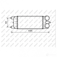 Интеркулер PRASCO Peugeot 508 1 (8D) Седан 1.6 HDi 115 л.с. 2012 – 2024 Z MRSD CI525N001