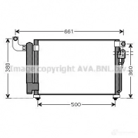 Интеркулер PRASCO vw4357 Skoda Octavia (A7, 5E5) 3 Универсал 1.6 TDI 110 л.с. 2013 – наст. время 4045385199624 Y N6MV