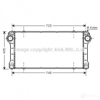 Интеркулер PRASCO TY246N 001 Toyota Avensis (T270) 3 Седан 2.0 D 4D (ADT270) 126 л.с. 2008 – 2024 to4567 YPDOWY