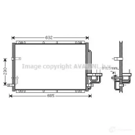 Интеркулер PRASCO N OLS1 vw4368 2610918 4045385202171