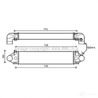 Интеркулер PRASCO Volvo S60 2 (134) Седан 2.0 T 180 л.с. 2012 – 2015 4045385215201 vo4190 WFWS 1AY