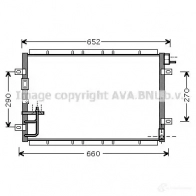 Интеркулер PRASCO vw4263 C28O 4 4045385074662 Volkswagen Touareg (7P) 2 2010 – 2018