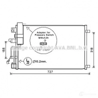 Интеркулер PRASCO DA320 N001 da4006 2579664 RZCQYF