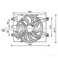 Интеркулер PRASCO 0BO2ZQ fd4476 FD344N 001 Ford Fiesta 6 (CB1, CCN) 2008 – 2017