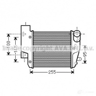 Интеркулер PRASCO A D034N002 XDCMR2Z ai4304 Audi A6 (C6) 3 Универсал 2.7 Tdi 163 л.с. 2005 – 2011