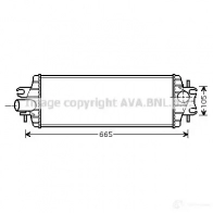 Интеркулер PRASCO DS950N0 02 rta4358 Renault Trafic (JL, X83) 2 Автобус 2.5 dCi 135 (JL0D) 135 л.с. 2003 – 2024 I8ITM