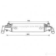 Интеркулер PRASCO mz4267 MZ326N00 1 Mazda 3 KT4UJR4