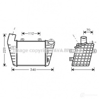 Интеркулер PRASCO Volkswagen Golf 3 (1H1) Хэтчбек 1.9 TDI 110 л.с. 1996 – 1997 6VB 2GW 4045385225996 vn4163