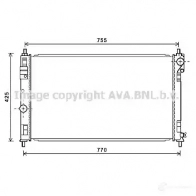 Интеркулер PRASCO cn4268 VZNDKZ CI428N0 01 2578905