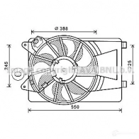 Интеркулер PRASCO 4Q2X7H Ford Tourneo Connect 1 (C170) Минивэн 1.8 TDCi /TDDi /DI 75 л.с. 2002 – 2013 fd4443 FD 930N001
