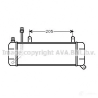 Радиатор АКПП PRASCO Z0H 8SZ lc3040 4045385025176 2592701