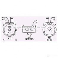 Масляный радиатор двигателя PRASCO TID WH mz3289 1225606858 4045385221370