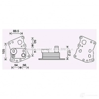 Масляный радиатор двигателя PRASCO 4045385221059 Mercedes 3 IXMU ms3701