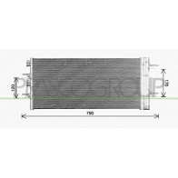 Радиатор кондиционера PRASCO BM200C001 1440738526 6STQG XR