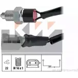 Выключатель, фара заднего хода KW 3304030 EPS 1.860.106 560 106 FACET 7.6106