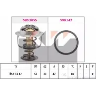 Термостат ож KW 3304246 FACET 7.8205 EPS 1.880.205 580 205