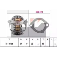 Термостат ож KW FACET 7.8386 3304437 EPS 1.880.386 580 386