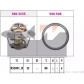 термостат, радиатор- рециркуляция ОГ KW 580 487 FACET 7.8487 EPS 1.880.487 3304519