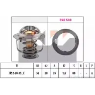 Термостат ож KW 3304521 580 489 EPS 1.880.489 FACET 7.8489