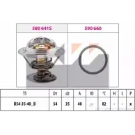 Термостат ож KW 3304639 FACET 7.8641 580 641 EPS 1.880.641