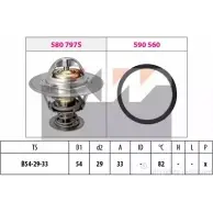 Термостат ож KW 580 797 3304776 FACET 7.8797 EPS 1.880.797