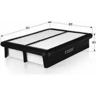 Воздушный фильтр TECNECO FILTERS RESJF6 3305753 RD1 9PD AR11728PM-J