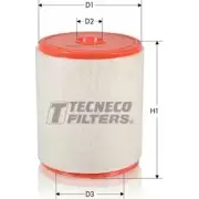 Воздушный фильтр TECNECO FILTERS AR16005-S U6XLJ 3305827 0 982F