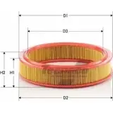 Воздушный фильтр TECNECO FILTERS Fiat Doblo (223) 1 Фургон 1.2 (223ZxA1A) 65 л.с. 2001 – 2025 MBD CGXC AR409 PHR594I