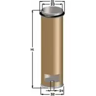 Фильтр добавочного воздуха TECNECO FILTERS AR493-I C GY69 3306292 Q495X