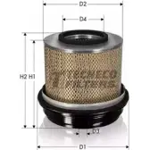 Воздушный фильтр TECNECO FILTERS QQF8W 3306392 TY W66 AR701-I