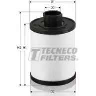 Топливный фильтр TECNECO FILTERS UNR25 T0H8 PX7 GS010026-E 3306900