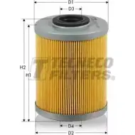 Топливный фильтр TECNECO FILTERS SC4EPK A GS0307-E 3306929 4Q8VNV